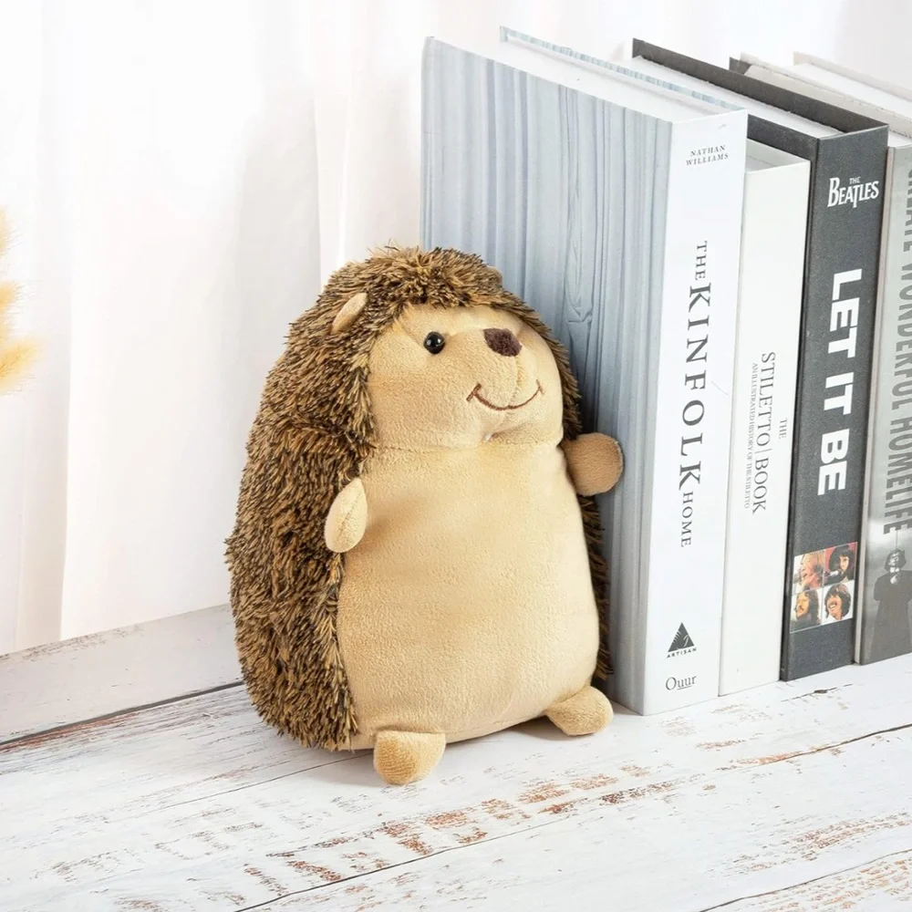 NWT Hedgehog Weighted Interior Doorstop Fabric Stuffed Animal Door Stopper